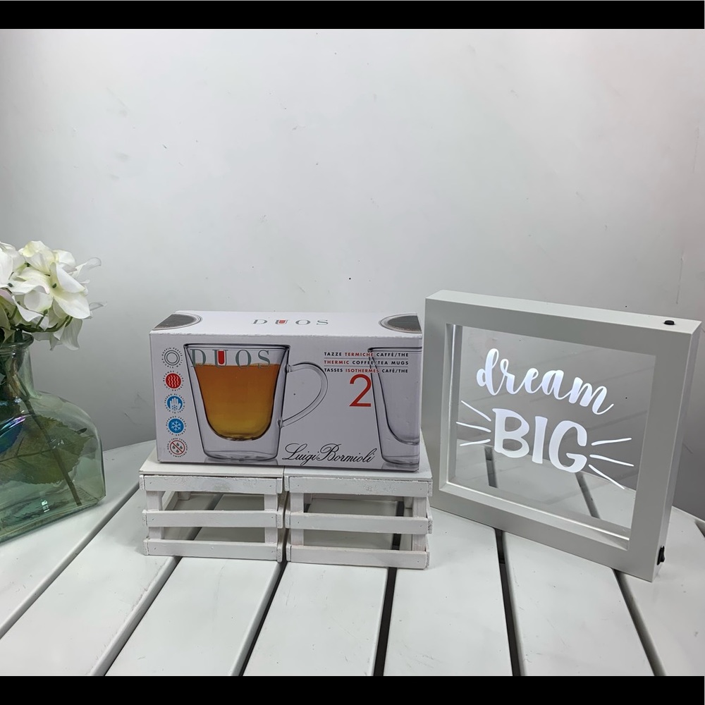 Luigi Bormioli  Duos Coffee Mug set of 2.